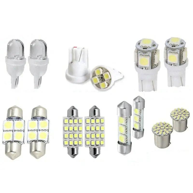 14Pcs LED Interior Package Kit for T10 36mm Map Dome License Plate Lights White - Auto Part Pro Switzerland