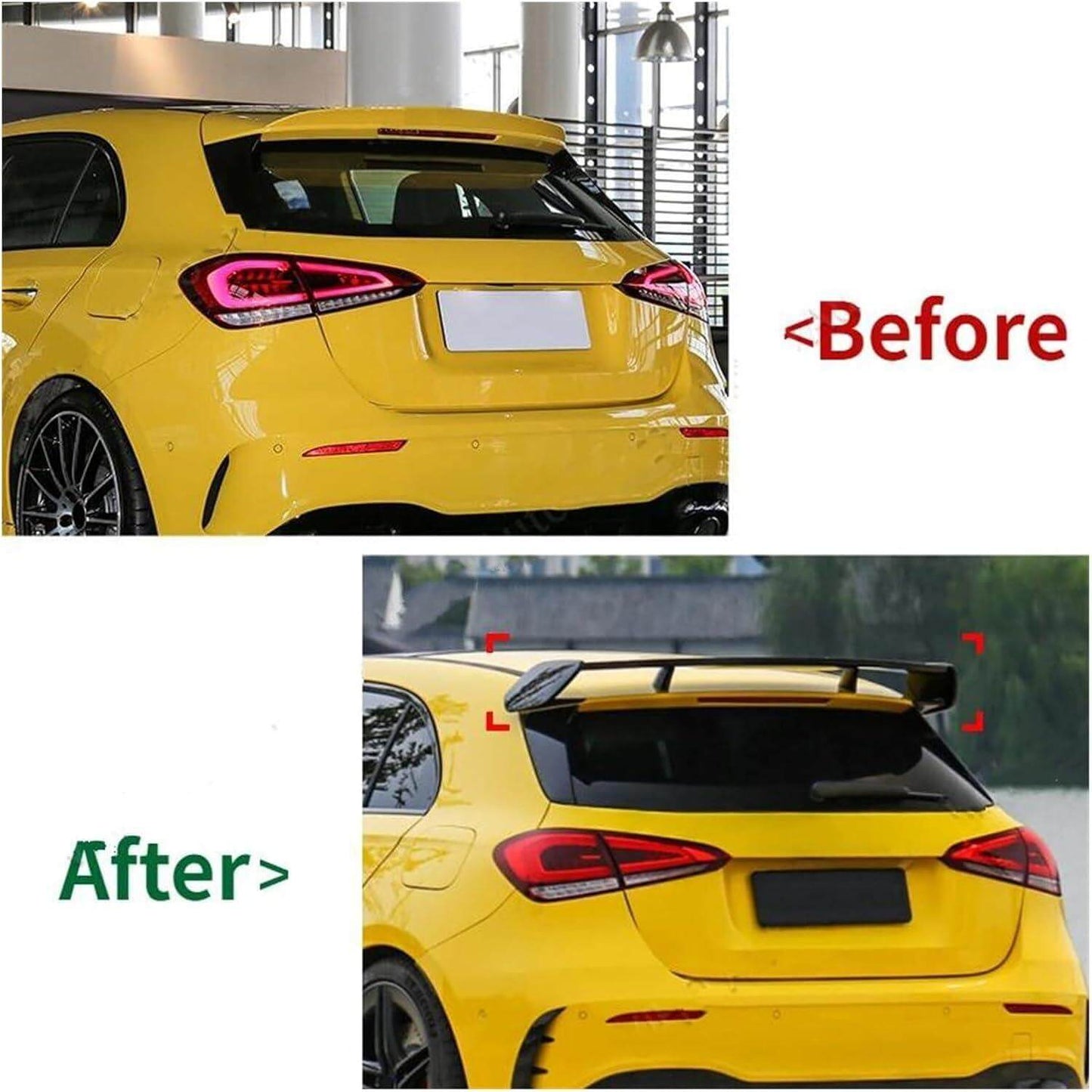 Spoiler for Mercedes Benz A35 A45 AMG W177 Rear Roof Boot Trunk Spoiler Wing Tail Lip A180 A200 A220 A250 A260 2019–2022 - Auto Part Pro Switzerland