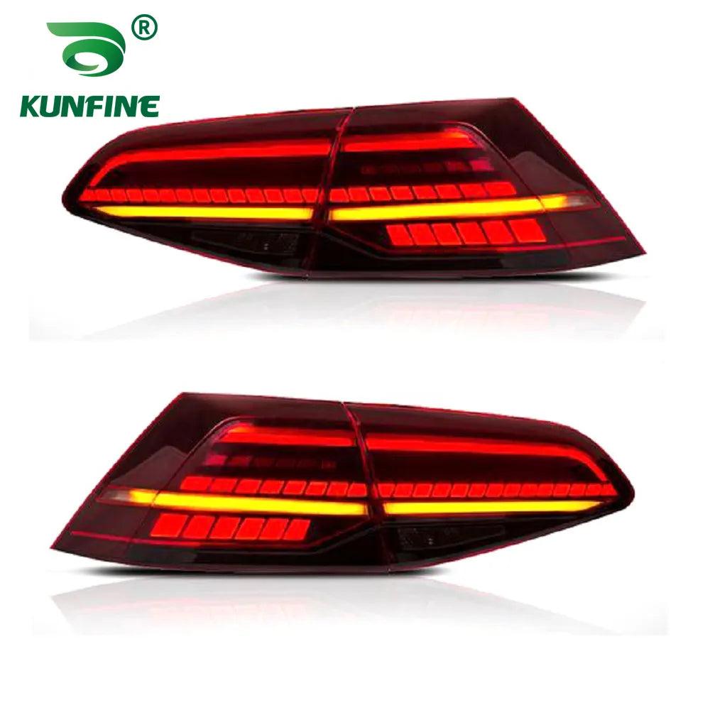 Pair Of Car Tail Light Assembly For Volkswagen VW Golf 7 mk7 Golf 7.5 mk7.5 2013 2014 - 2020 LED Brake - Auto Part Pro Switzerland