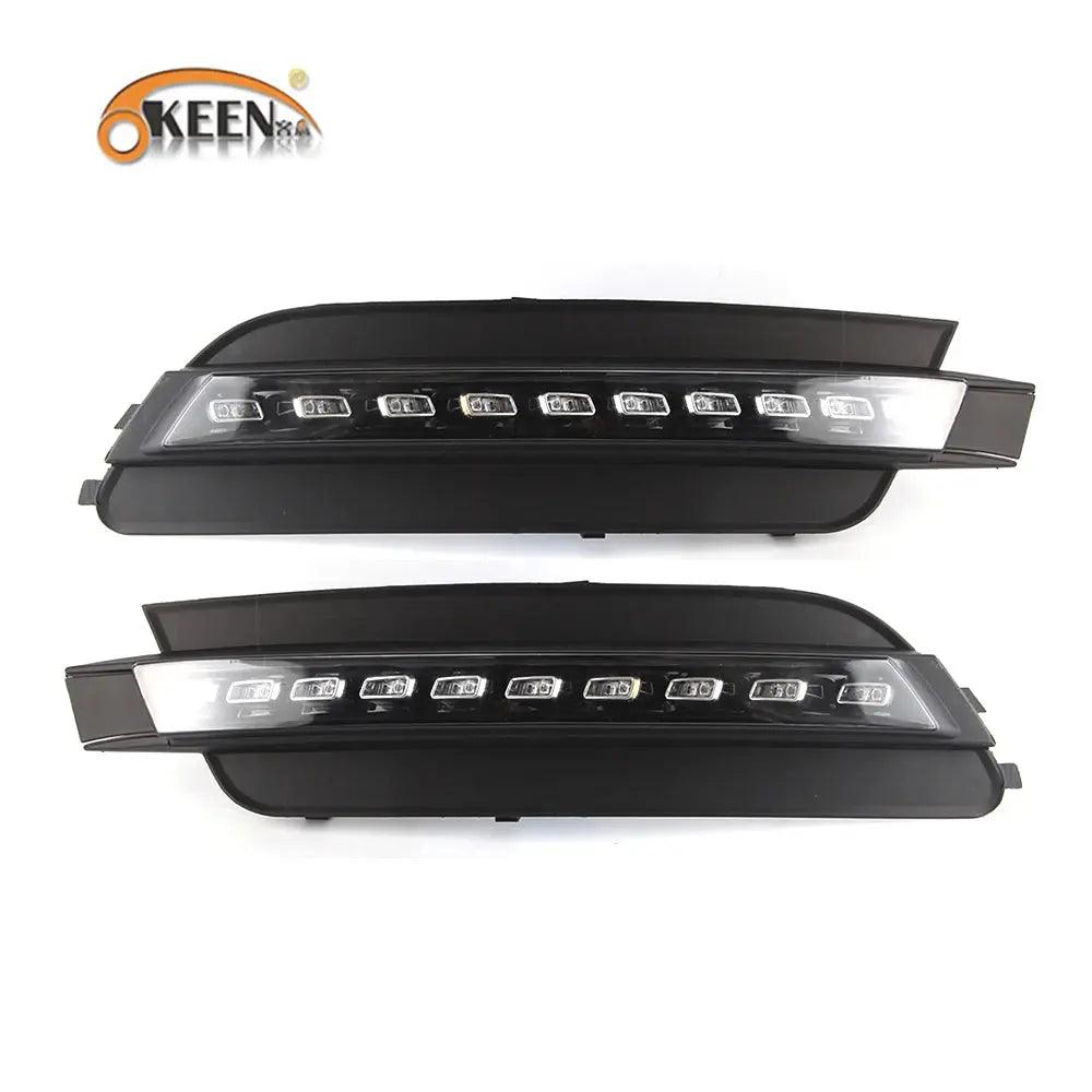 OKEEN 2pcs Car LED Daytime Running Lights For Audi Q7 2006 2007 2008 2009 White Day Light - Auto Part Pro Switzerland