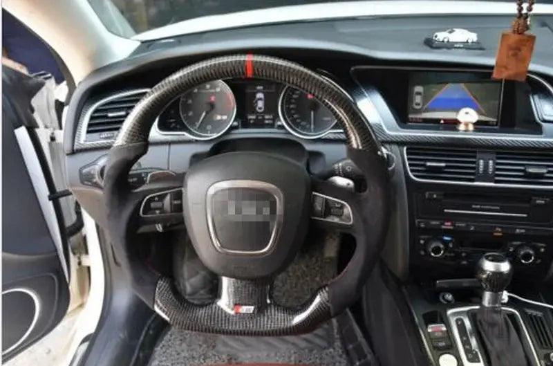 100% Real Carbon Fiber Car Steering Wheel For Audi A3 A4 A5 S3 S4 S5 S6 RS4 RS5 RS6 - Auto Part Pro Switzerland