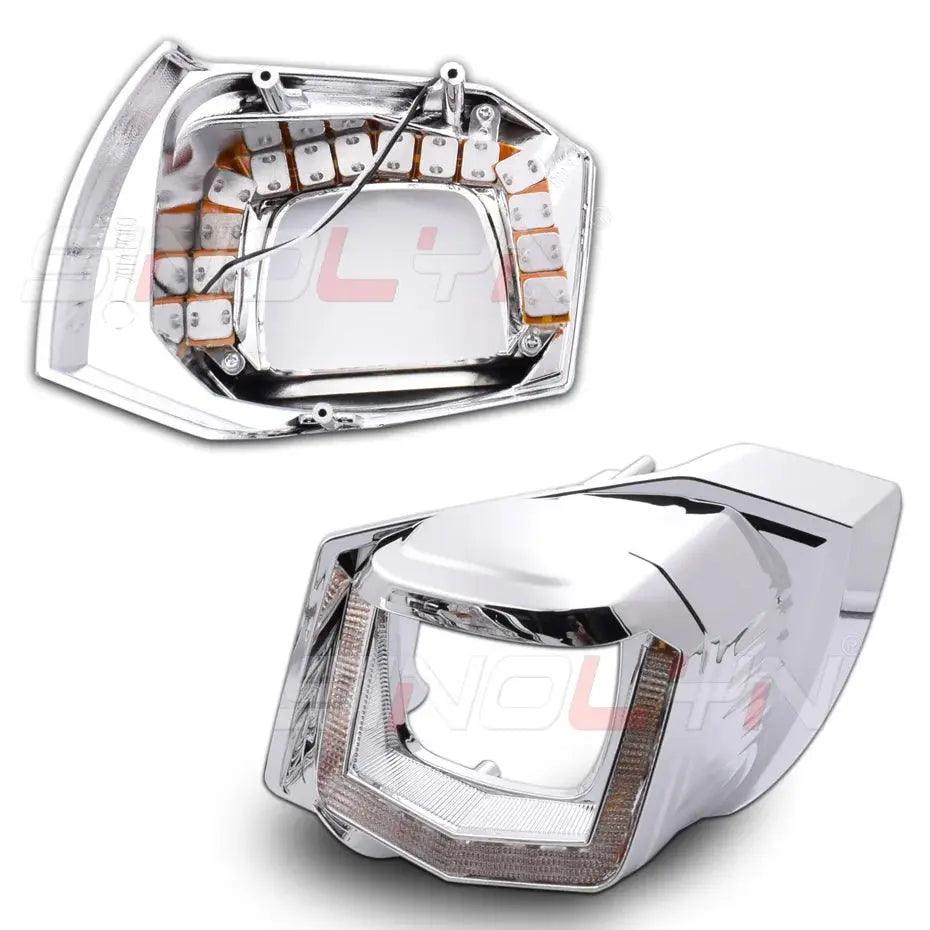 Sinolyn Upgrade Kit For VW Polo 6C 2014 Halogen Headlights U Led DRL D2S D2H Bi Xenon Projector Lenses Turn Signal For Hella 3R - Auto Part Pro Switzerland