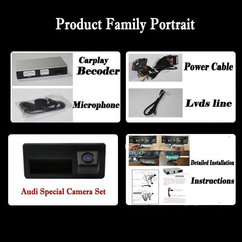 Wireless CarPlay for Audi A1 2010-2020 | MMI 3G Interface & Camera - Auto Part Pro Switzerland