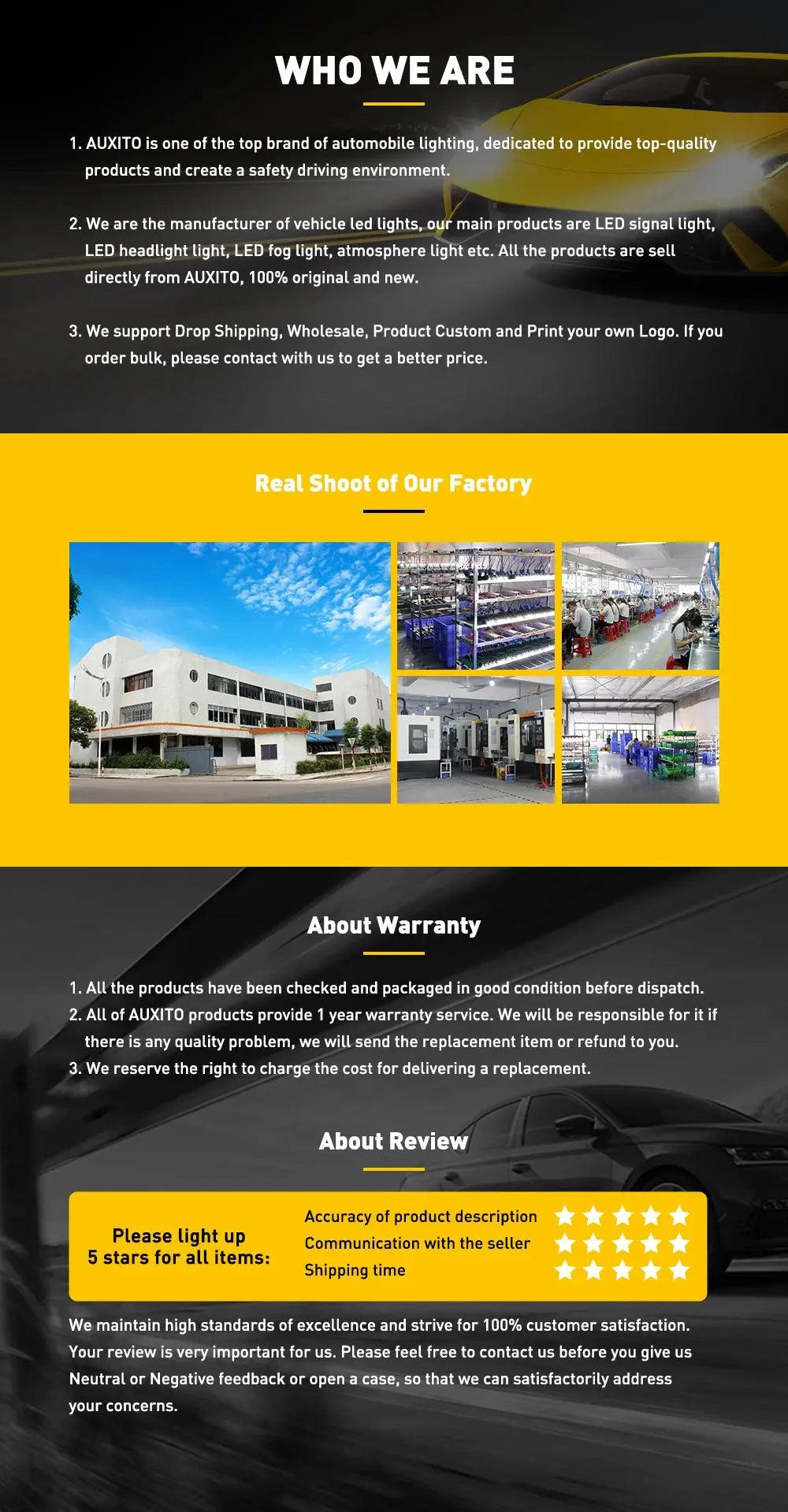 AUXITO 2Pcs 12000LM H1 LED Headlight Bulb H1 LED Canbus Car Head Fog Light 6500K White 12V 60W No Fan for Volkswagen VW Kia - Auto Part Pro Switzerland