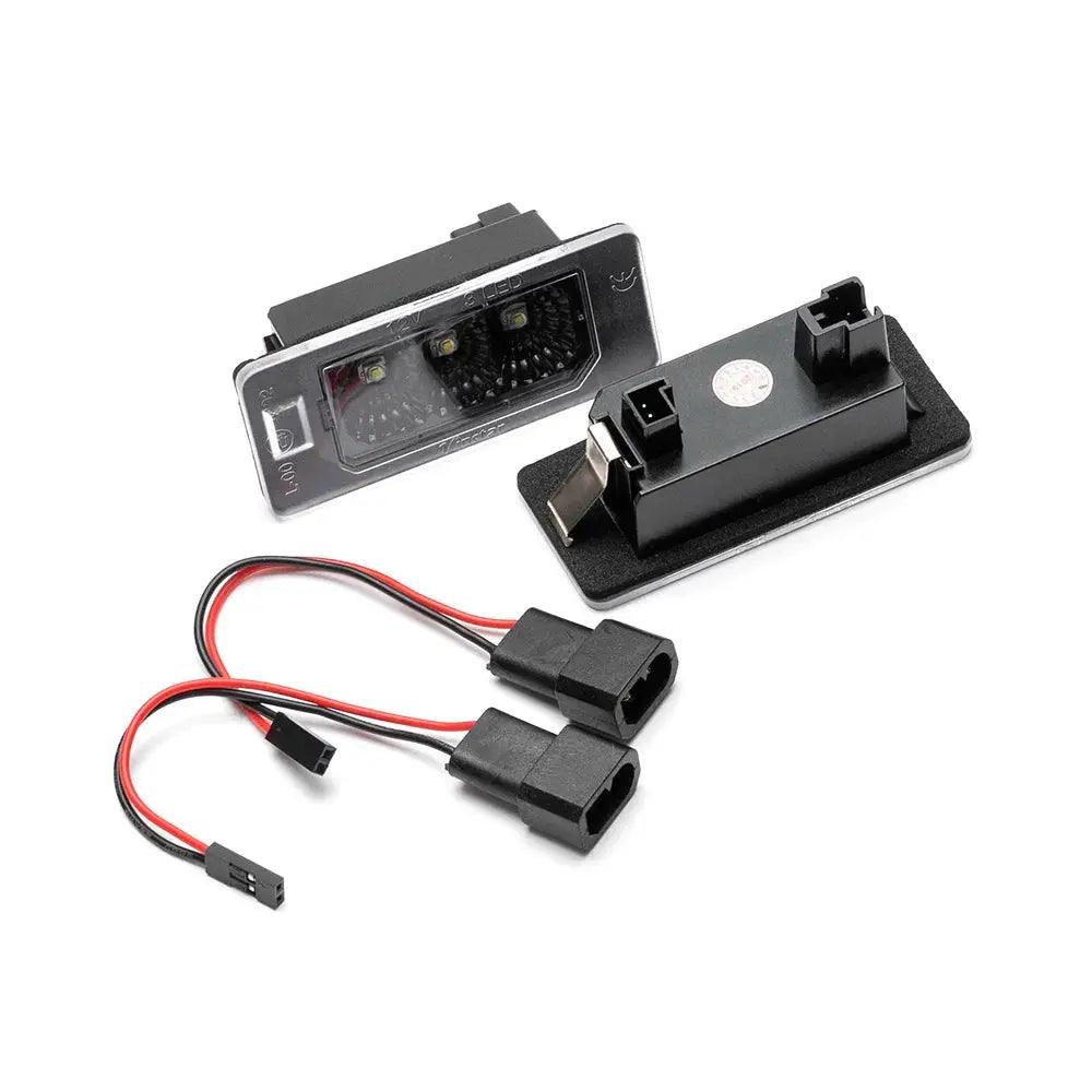 2x Smoked Canbus Led License Plate Lights For BMW E70 E82 E84 F22 F23 F45 E46 E90 E91 E92 E93 F30 F31 F34 F32 F36 F33 E39 E60 - Auto Part Pro Switzerland