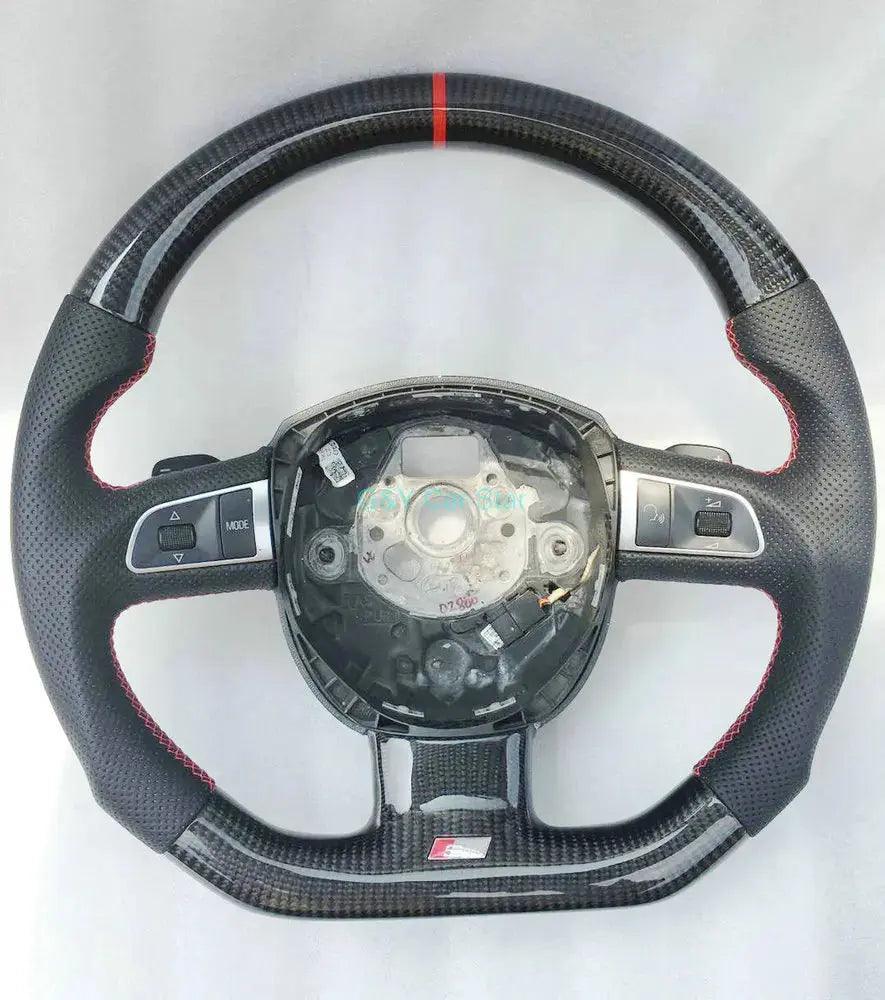100% Real Carbon Fiber Car Steering Wheel For Audi A3 A4 A5 S3 S4 S5 S6 RS4 RS5 RS6 - Auto Part Pro Switzerland