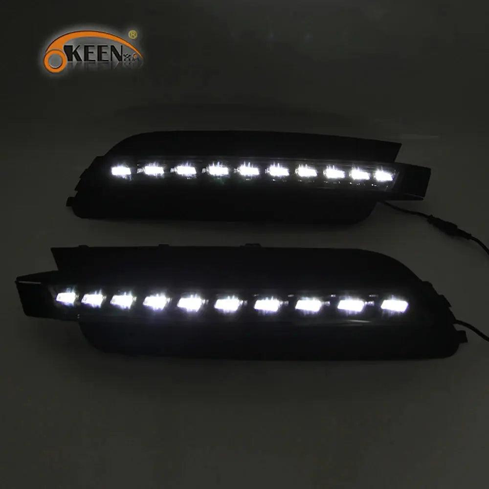 OKEEN 2pcs Car LED Daytime Running Lights For Audi Q7 2006 2007 2008 2009 White Day Light - Auto Part Pro Switzerland