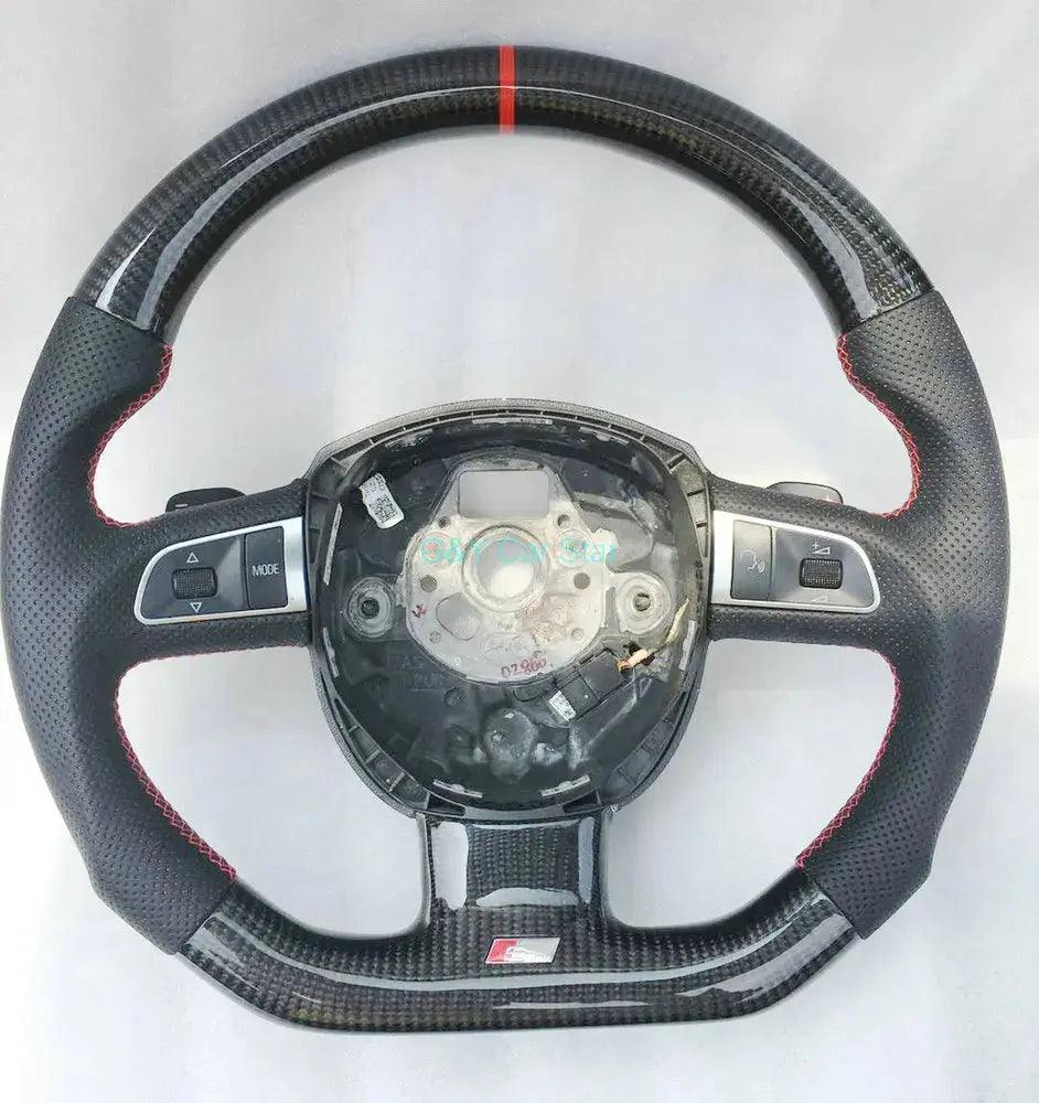 100% Real Carbon Fiber Car Steering Wheel For Audi A3 A4 A5 S3 S4 S5 S6 RS4 RS5 RS6 - Auto Part Pro Switzerland