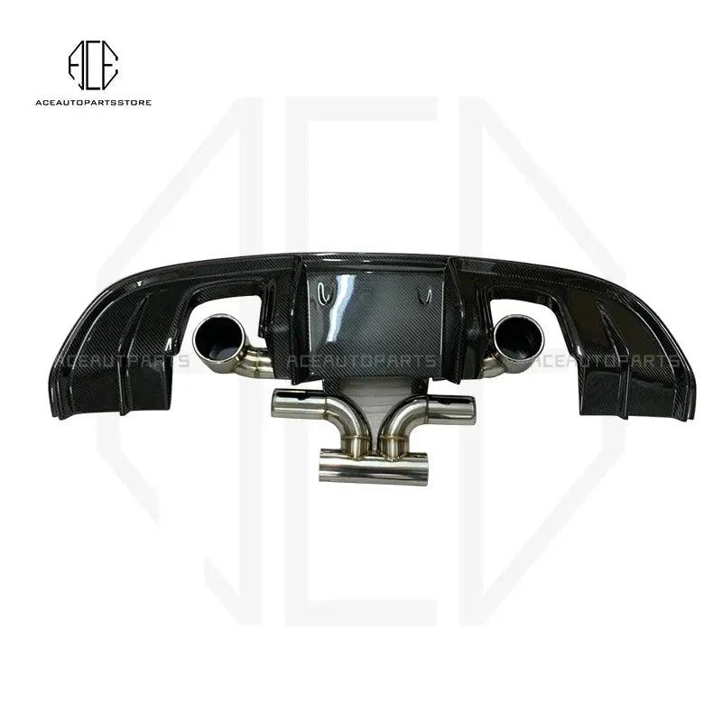 Car Body kit GT4 Style Front Bumper Rear lip Rear Spoiler Side Fenders For Porsche 718 Cayman Boxster GT4 Car Styling - Auto Part Pro Switzerland