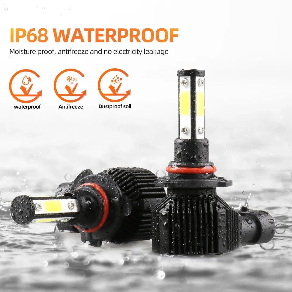 2pcs 360 Degree LED 140000LM H7 H11 LED Bulb H1 H3 H4 H8 H9 9005 HB3 9006 HB4 Auto Car Headlight 6000K Fog Light 12V - Auto Part Pro Switzerland