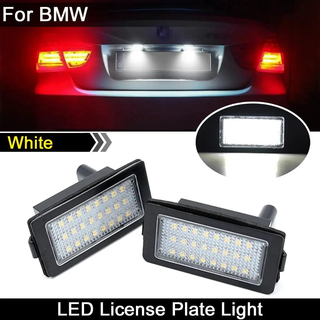 2Pcs LED License Plate Light For BMW 7-Series E38 728i 730i 730d 740i 740d 740iL 750i 750iL 1995-2001 White Number Plate Lamp - Auto Part Pro Switzerland