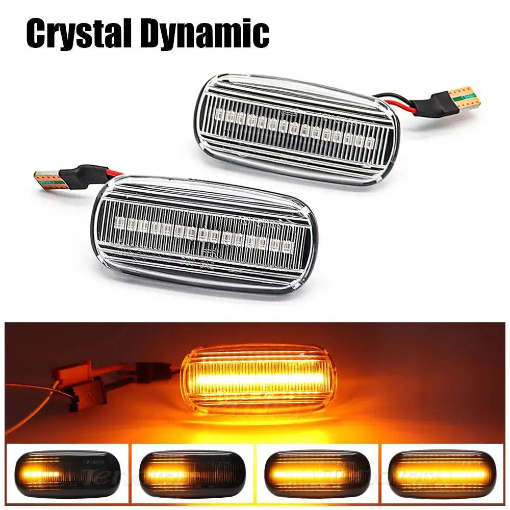 LED Turn Signal Repeater Sequential Light Flashing Side Marker Lamp For 2000-2011 Audi A3 S3 8P A4 S4 RS4 B6 B7 B8 A6 S6 RS6 C5 - Auto Part Pro Switzerland