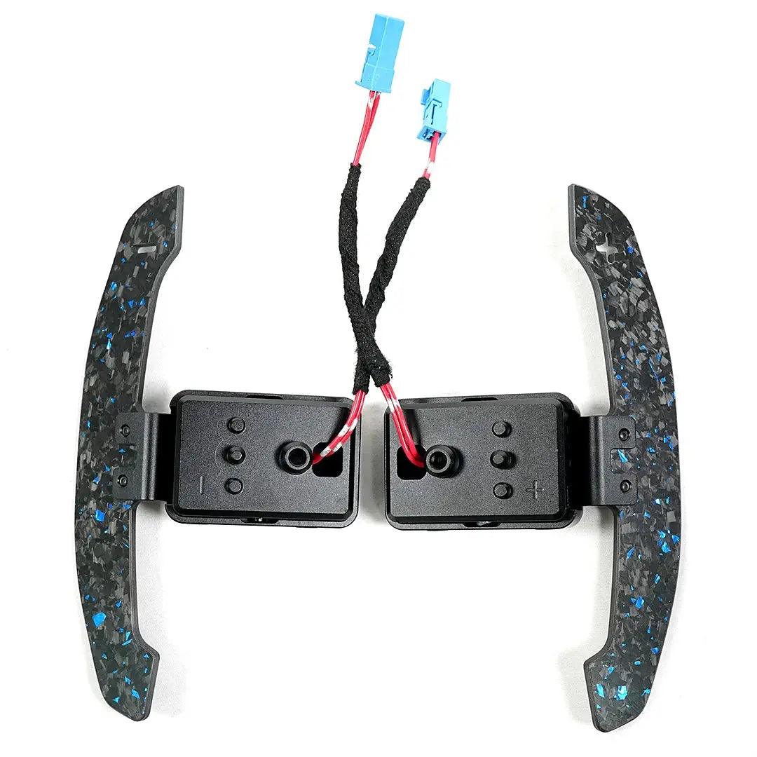 Compatible Audi A Series: 1 ,2 ,3 ,4 ,5 ,8 Series: Q2-8 s1-5 Steering Wheel Shift Paddle Magnetic Carbon Fiber Paddle Shifter - Auto Part Pro Switzerland