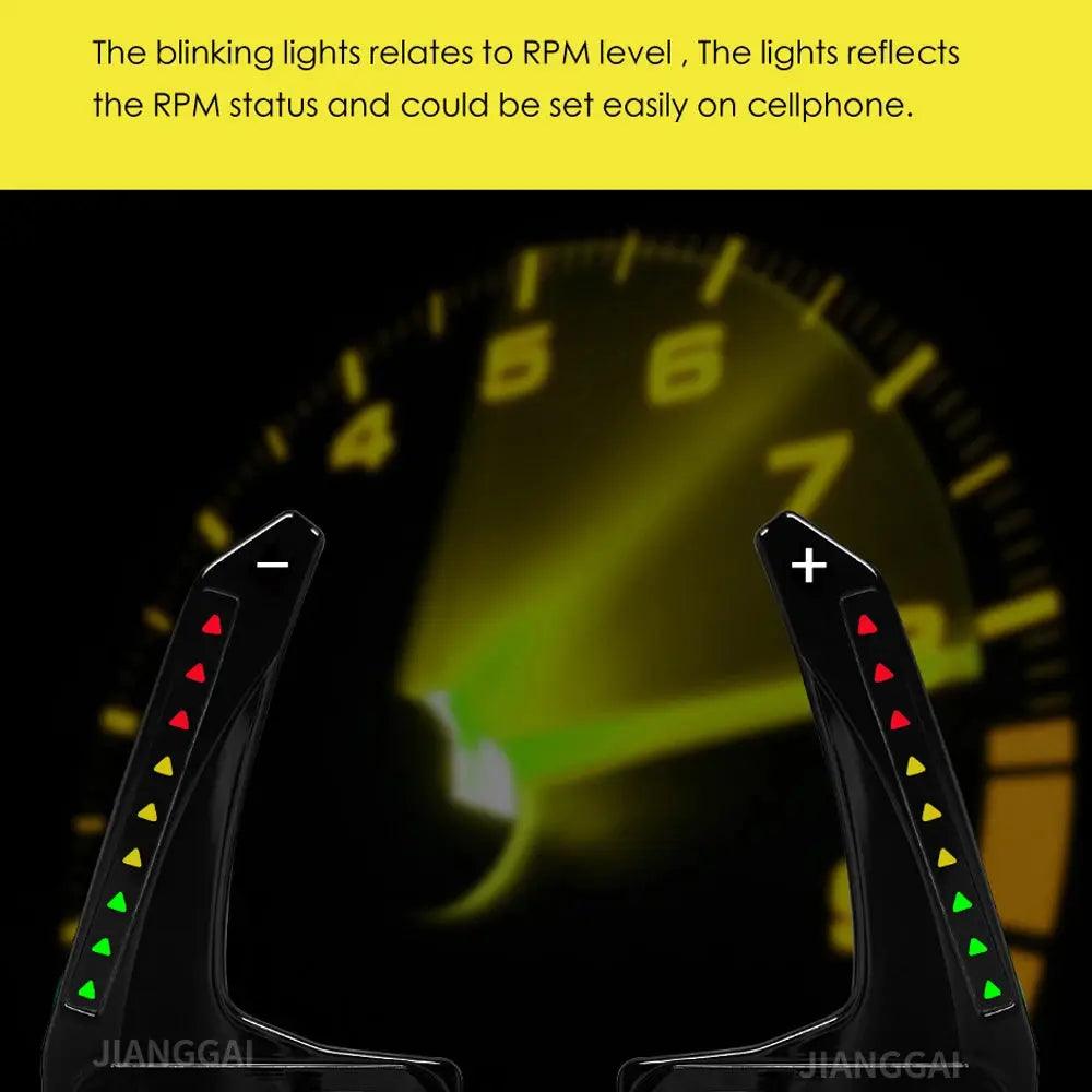 Car Steering Wheel Smart LED Paddle Shifter Model For G20 G30 F30 F32 F33 F36 F10 F11 F18 F06 F12 F13 F01 F02 F07 For Audi A3 Q5 - Auto Part Pro Switzerland