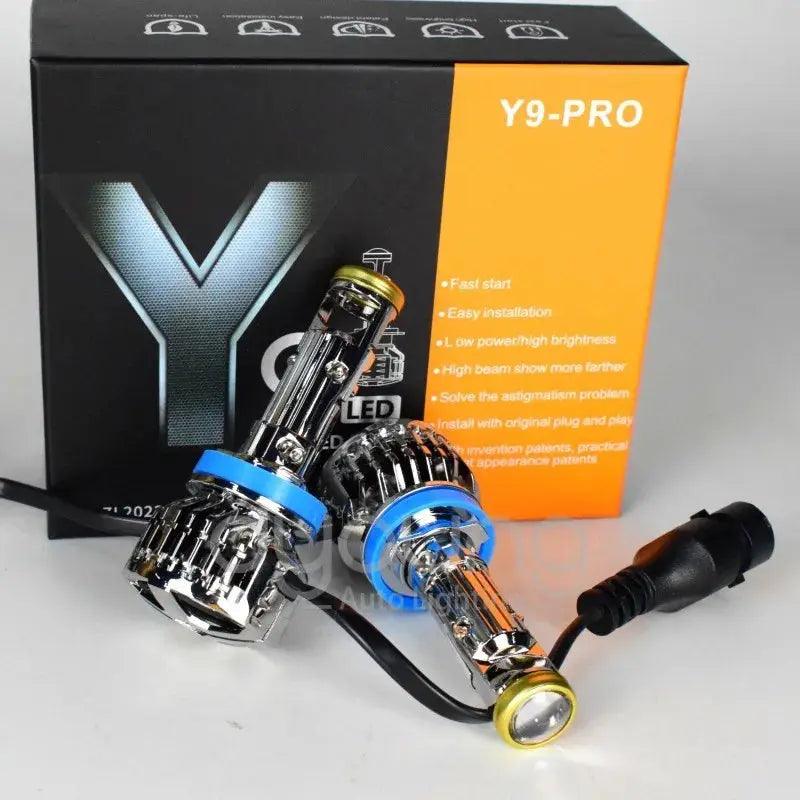 2Pcs Mini H7 9005 9006 H11 Led Bulb Projector Lens Automobiles Headlight Lamp 90W/Pair 20000Lm HB3 HB4 H8 H9 LED 12V RHD LHD - Auto Part Pro Switzerland