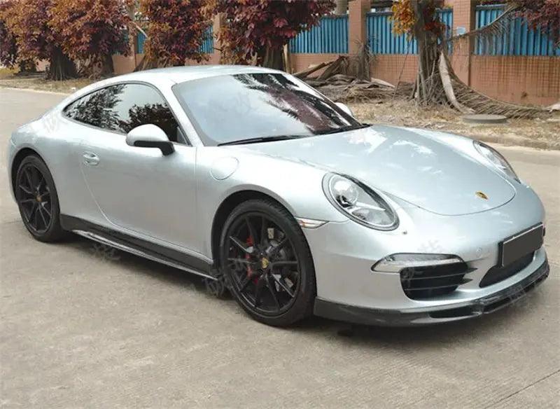 For Porsche 911 991 2012 2013 2014 2015 Real Carbon Fiber Front Lip Rear Diffuser Body Side Skirt Kit Trunk Spoiler Refits - Auto Part Pro Switzerland