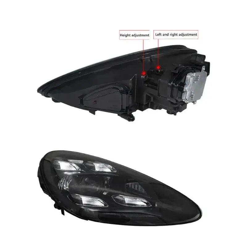 For Porsche Cayenne 2011-2018 High Quality LED Headlights 958.1 958.2 Upgrade 9Y0 Front Head Light Plug and Play Car Lamp - Auto Part Pro Switzerland