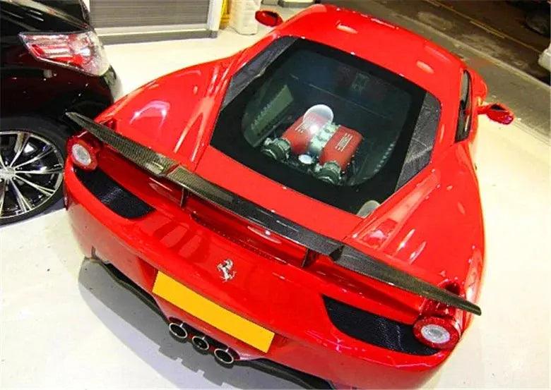 For Ferrari 458 Italian Spider Upgrade GT style carbon fiber Rear Spoiler Wing - Auto Part Pro Switzerland