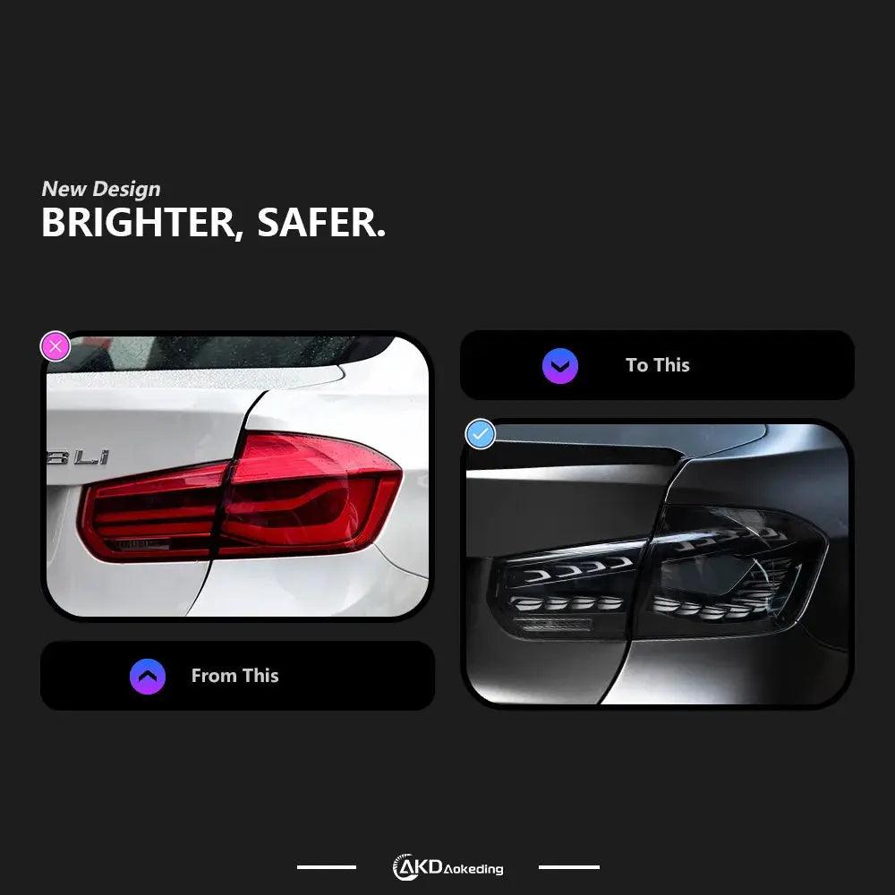 Car Styling Accessories for BMW F30 Tail Lights 2013-2018 F80 LED Tail Light Rear Stop Lamp 320i 325i 330i DRL Signal Auto - Auto Part Pro Switzerland
