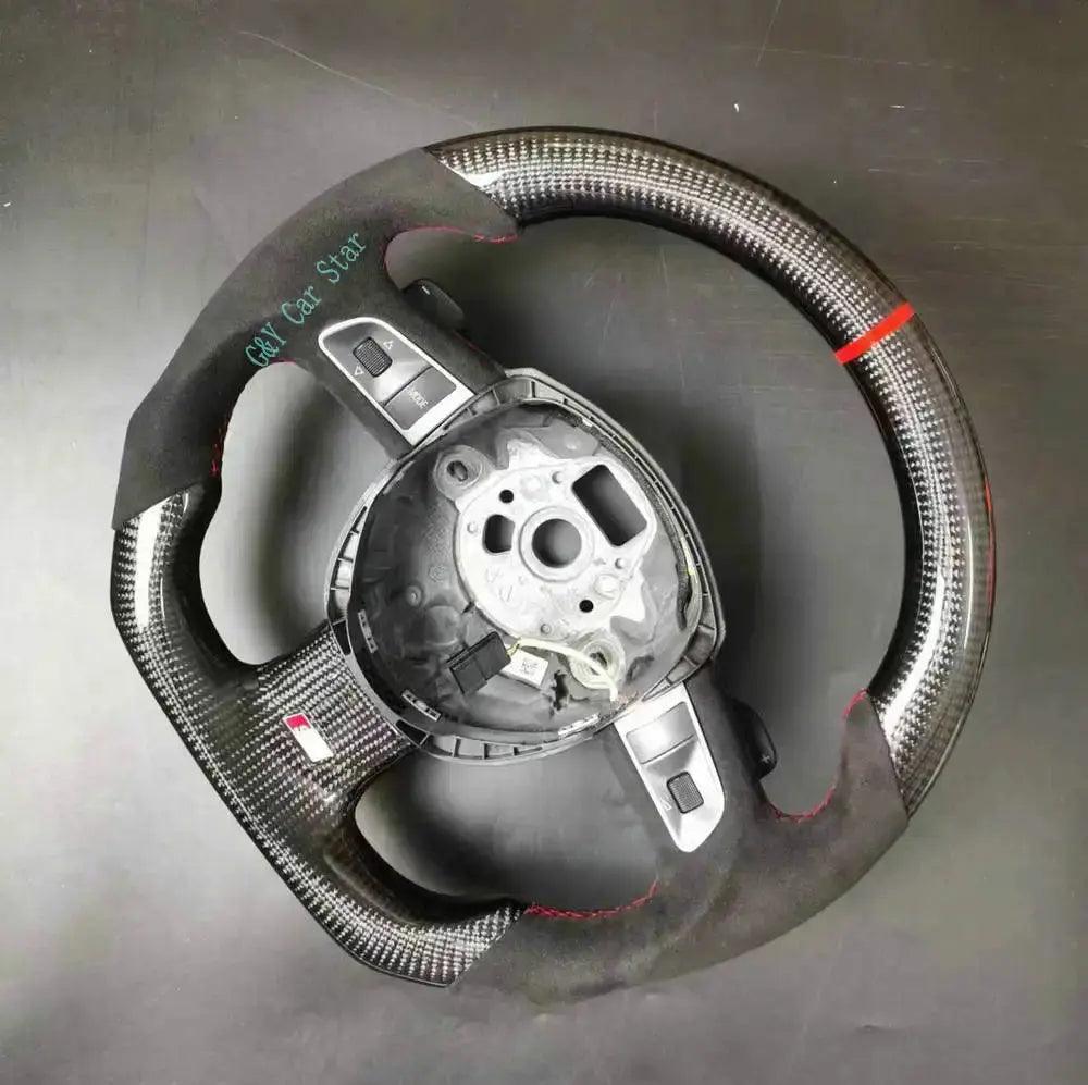 100% Real Carbon Fiber Car Steering Wheel For Audi A3 A4 A5 S3 S4 S5 S6 RS4 RS5 RS6 - Auto Part Pro Switzerland