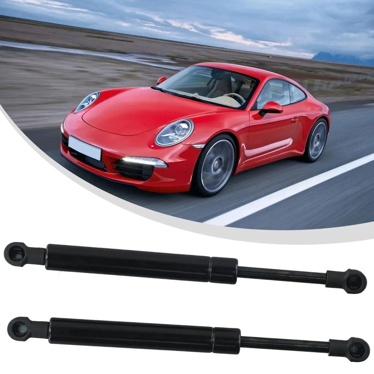 2PCS Car Front Hood Lift Strut Support Shock Gas Cylinder For Porsche (986)97-04 911(996)99-05 Front Trunk Hood Gas Li - Auto Part Pro Switzerland
