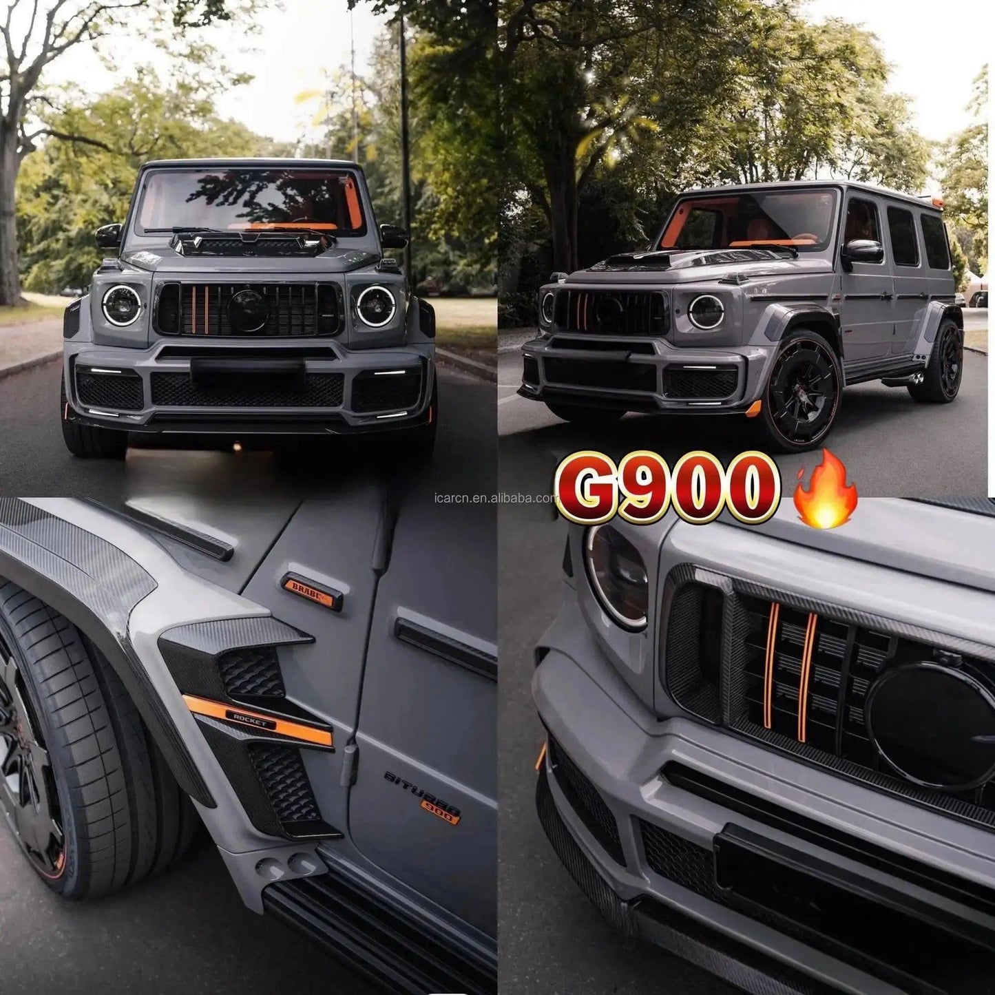 Widebody kit For Mercedes-Benz G-Class Brabus W463 Upgrade W464 G63 Class PP Plastic Material BodyKit - Auto Part Pro Switzerland