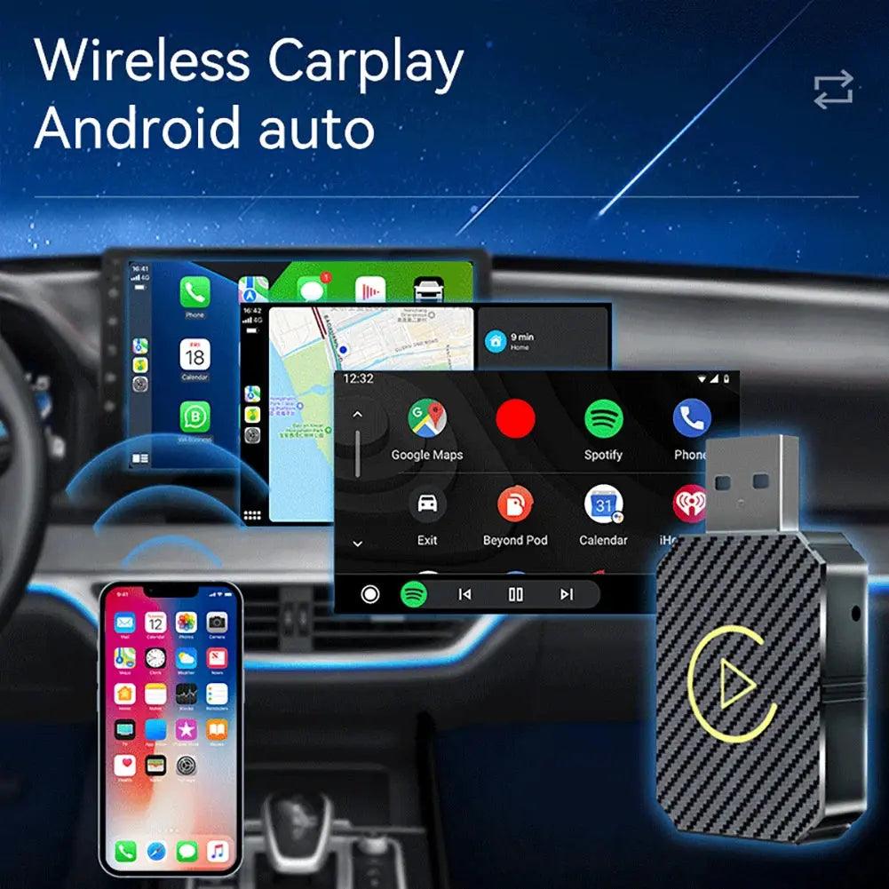 Wireless CarPlay & Android Auto Adapter | 2-in-1 Mini Plug & Play - Auto Part Pro Switzerland