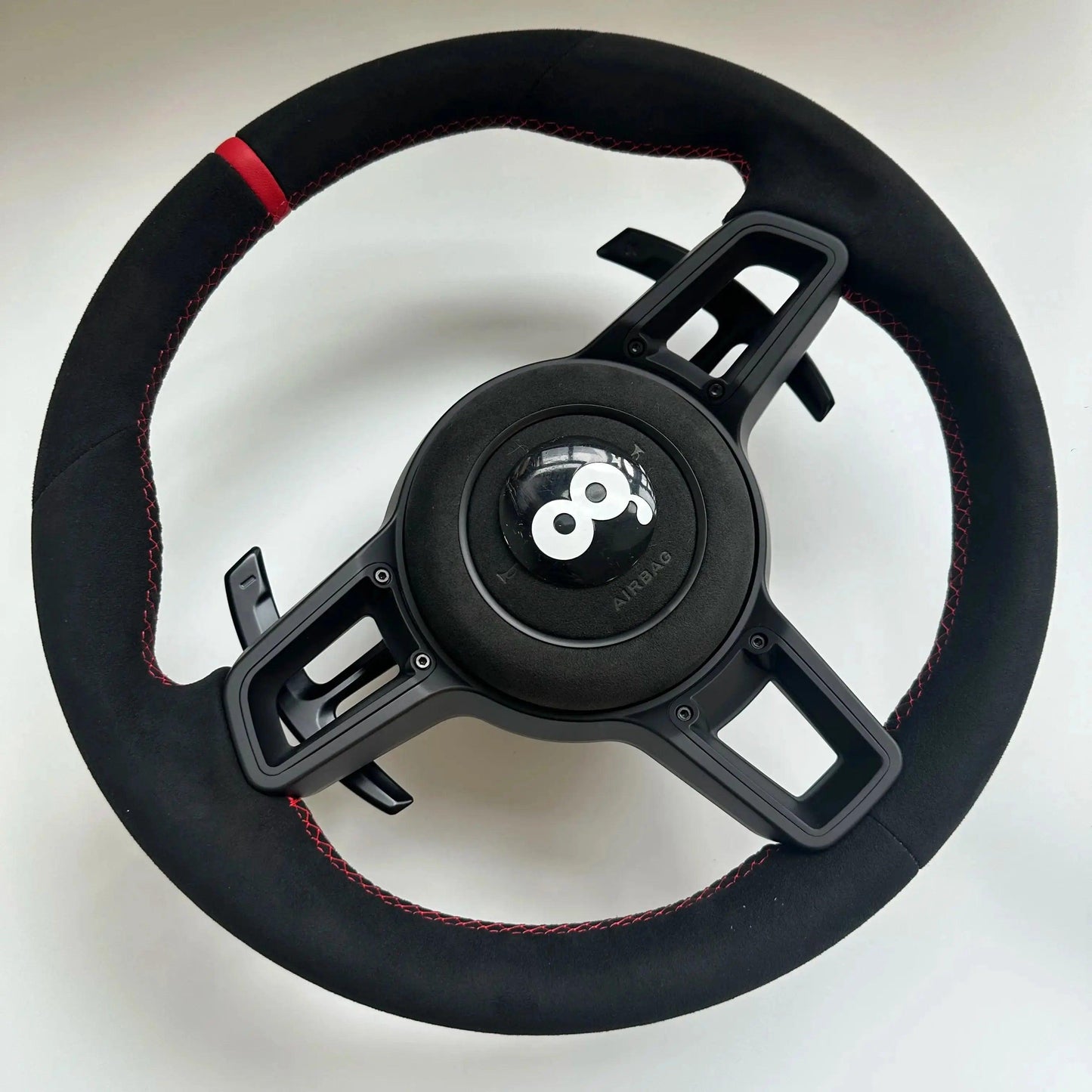 MT AUto Car Parts Full Leather Steering Wheel for Porsche Cayenne Boxster Panamera Cayman 911 991 970 997 718 Steering Wheel - Auto Part Pro Switzerland