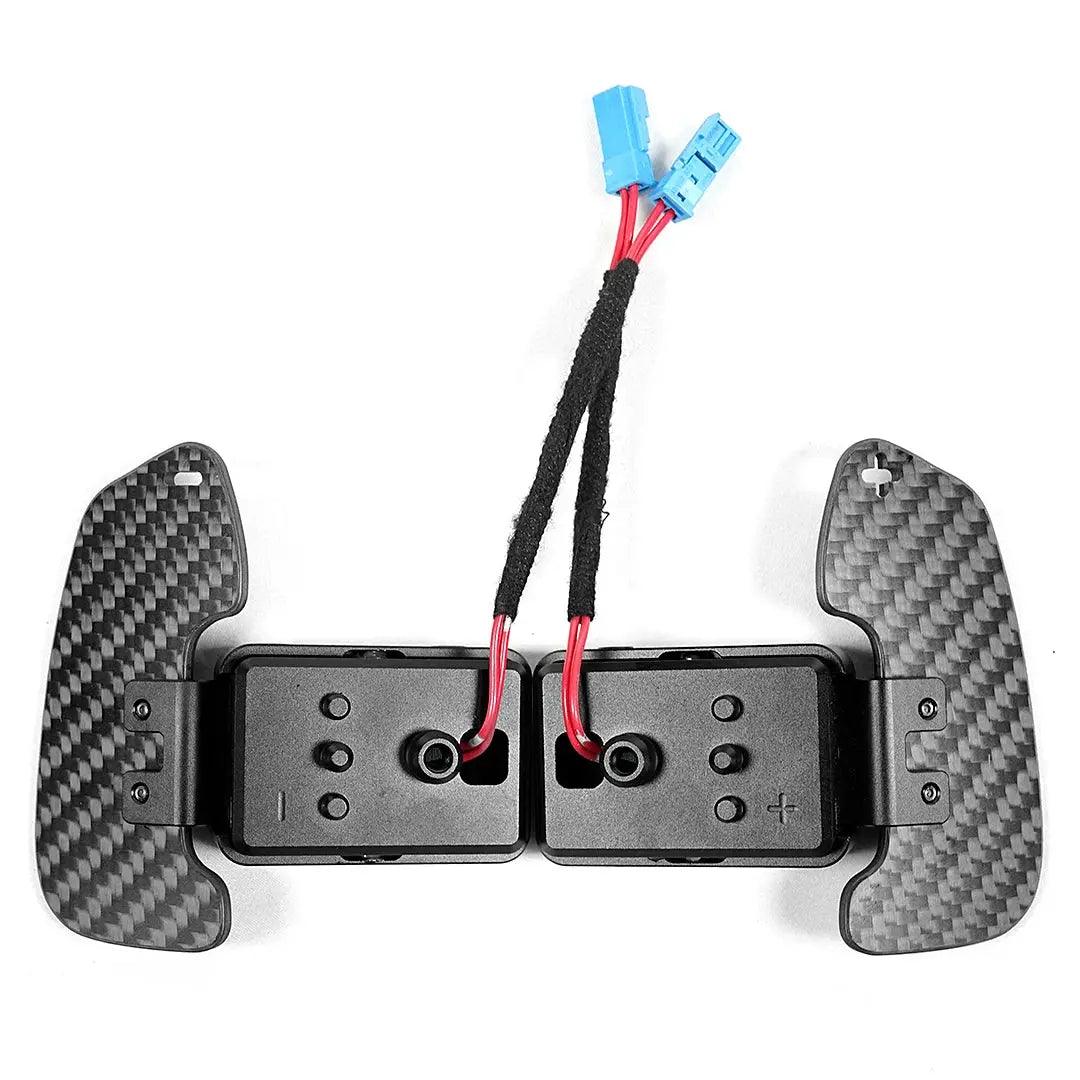For BMW 1-4 series f20 f21 f30 f22 f80 g20 g30 g80 Magnetic Carbon Fiber Steering Wheel Paddle Shifter Extensions - Auto Part Pro Switzerland