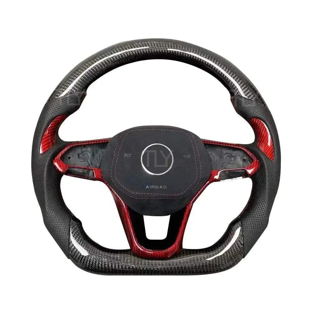 Car Steering Wheel For Volkswagen VW Golf 8 Golf8 Mk7 Mk8 Gti 7r Steering Wheels For Volant Lenkrad Carbon Fiber Steering Wheel - Auto Part Pro Switzerland