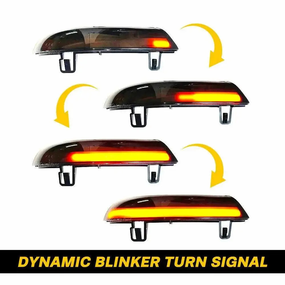 2pcs Dynamic Blinker For VW GOLF 5 GTI V MK5 Jetta Passat B5.5 B6 Sharan Superb B5 EOS LED Turn Signal Mirror - Auto Part Pro Switzerland