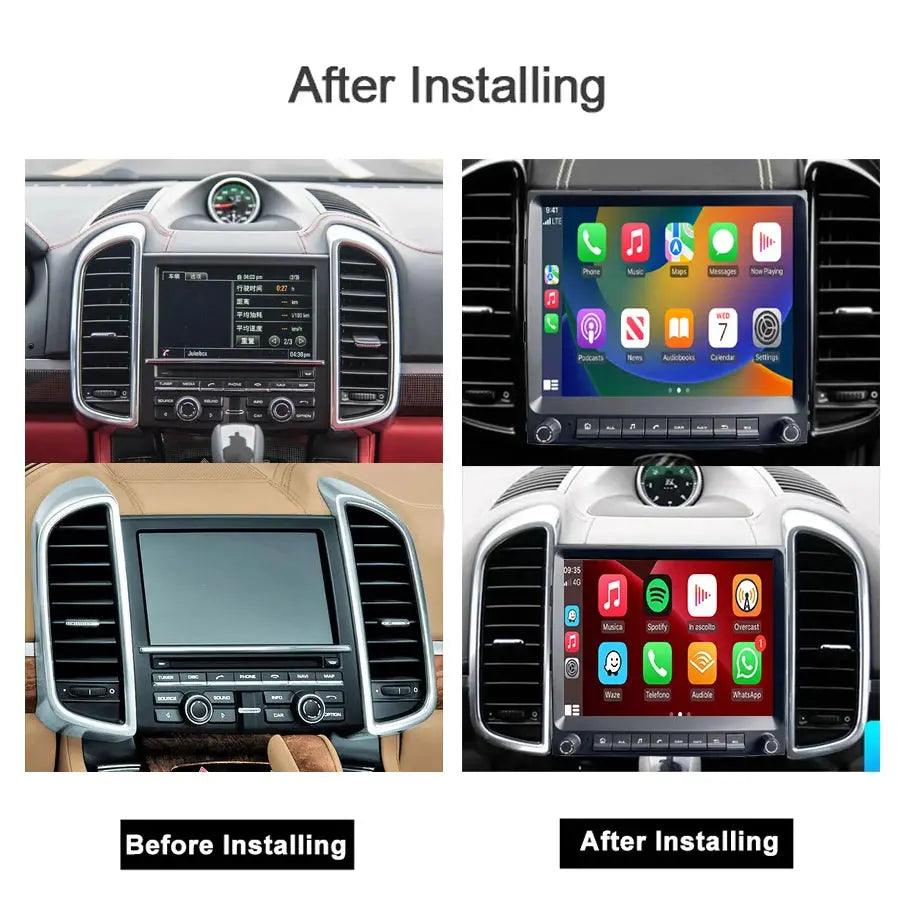 8.4" Android 13 Car Radio for Porsche Cayenne 2010 2011-2017 Navigation Stereo 8+256G Bluetooth Wifi RDS GPS Multimedia Player - Auto Part Pro Switzerland