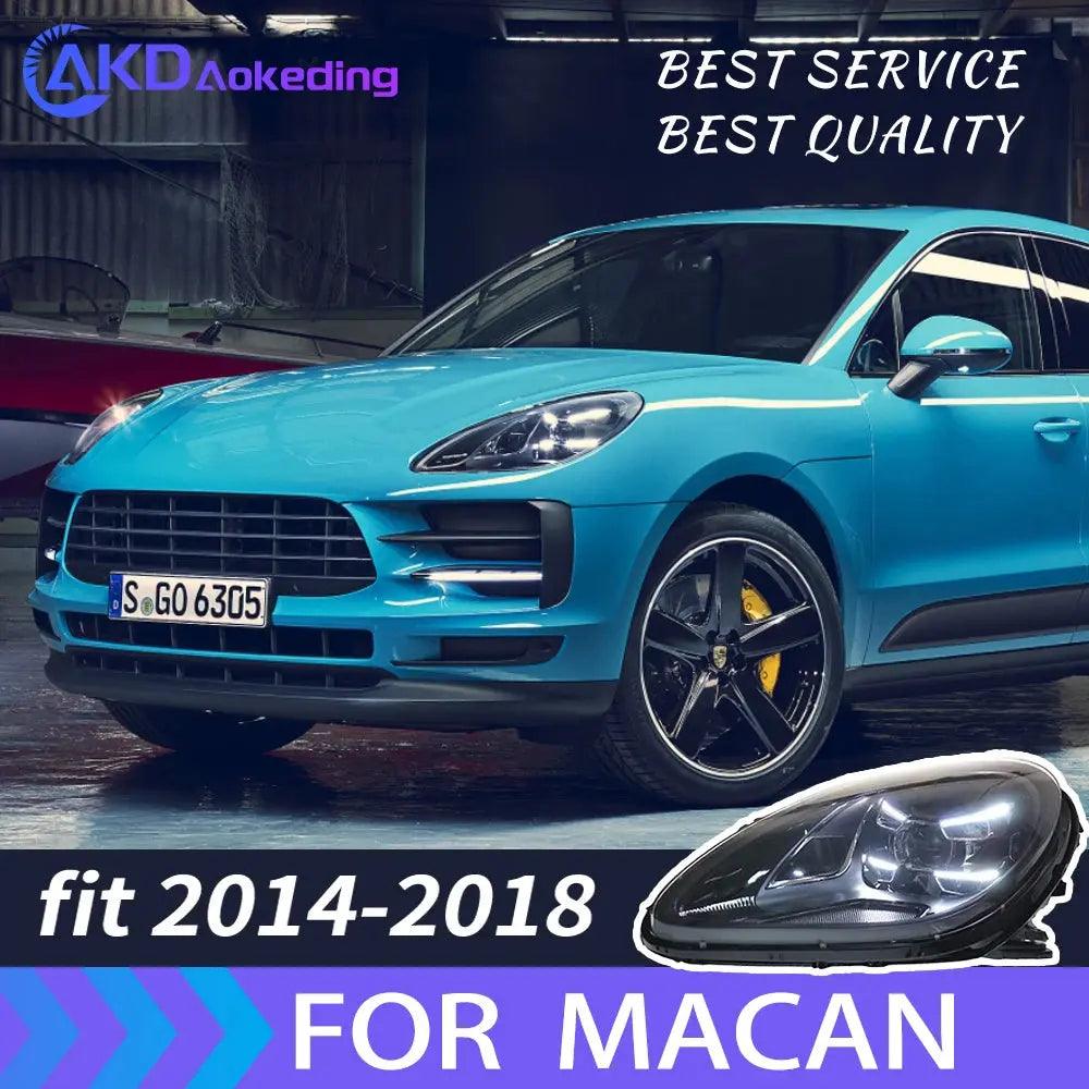 Car Styling Headlights for Macan LED Headlight 2014-2018 Head Lamp DRL H7 Signal Projector Lens Automotive Accessories - Auto Part Pro Switzerland