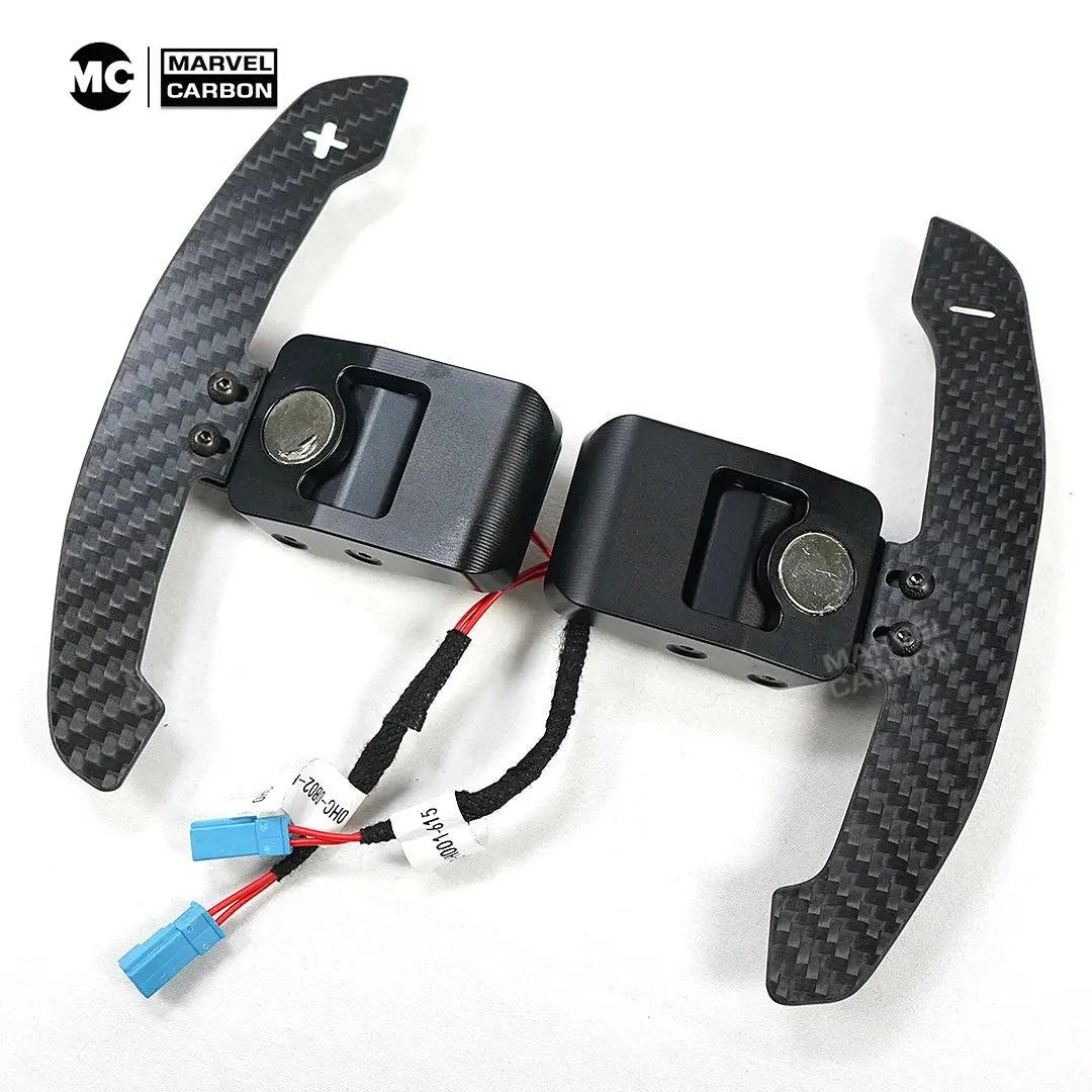 For BMW 1-4 series f20 f21 f30 f22 f80 g20 g30 g80 Magnetic Carbon Fiber Steering Wheel Paddle Shifter Extensions - Auto Part Pro Switzerland