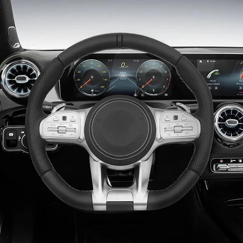 Car Steering Wheel For Mercedes Benz AMG C63 E63 A C E Class W212 W205 W204 W213 W222 W166 W167 W253 W257 W463 W464 GLE G63 C63 - Auto Part Pro Switzerland