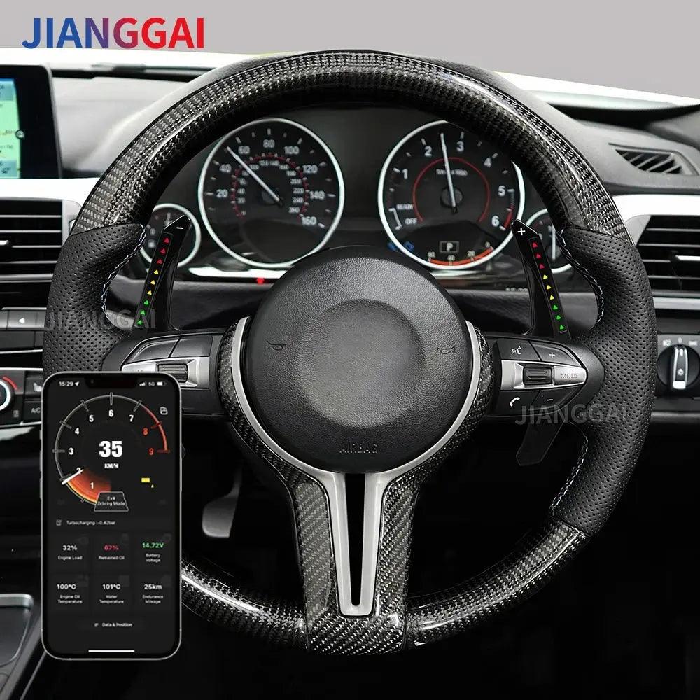 Car Steering Wheel Smart LED Paddle Shifter Model For G20 G30 F30 F32 F33 F36 F10 F11 F18 F06 F12 F13 F01 F02 F07 For Audi A3 Q5 - Auto Part Pro Switzerland