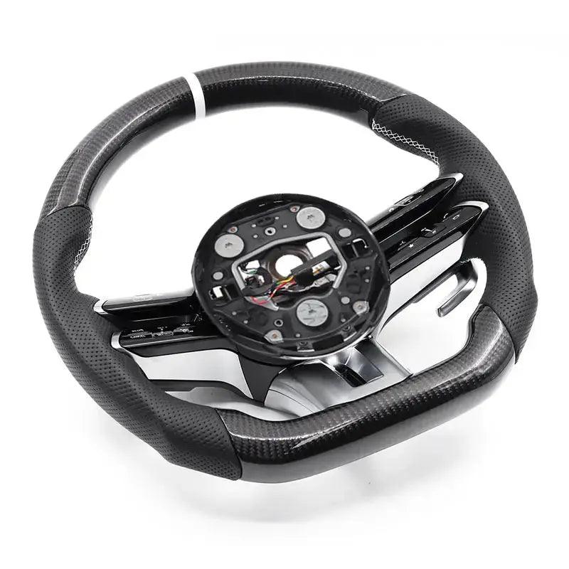 Car Carbon Fibre Steering Wheel For Mercedes Benz AMG A-Class C-Class E-Class W204 W205 W212 W213 W221 W222 E63 E63S E63 S63 C63 - Auto Part Pro Switzerland