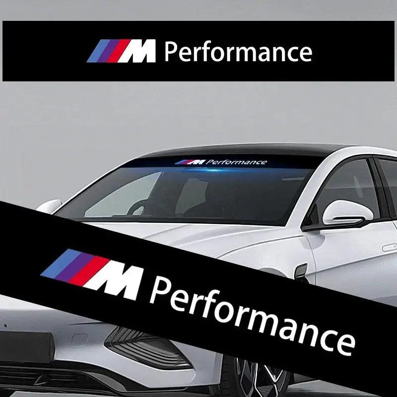 New Car Front and rear windshield shade decorative sticker For BMW M E46 E39 E90 E60 E36 F30 F10 E34 E30 F20 E92 M3 M4 M5 X5 X6 - Auto Part Pro Switzerland