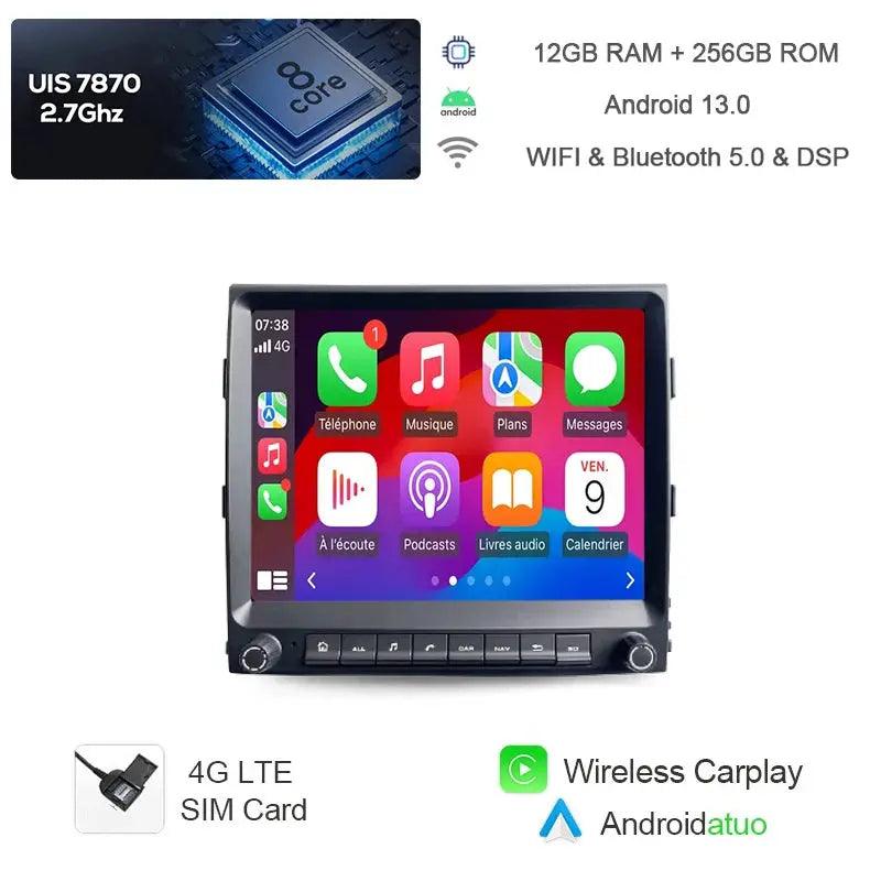 8.4" Android 13 Car Radio for Porsche Cayenne 2010 2011-2017 Navigation Stereo 8+256G Bluetooth Wifi RDS GPS Multimedia Player - Auto Part Pro Switzerland