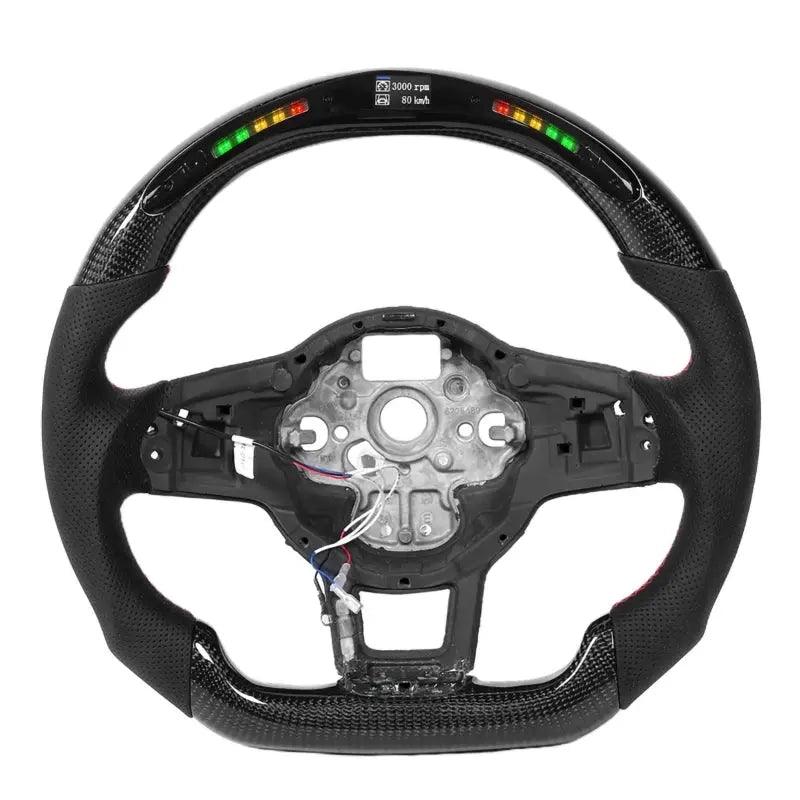 Carbon Fiber Steering Wheel For Volkswagen GTI Golf MK7 MK7.5 R 2015 2016 2017 Customized Steering Wheel Car Accessories - Auto Part Pro Switzerland