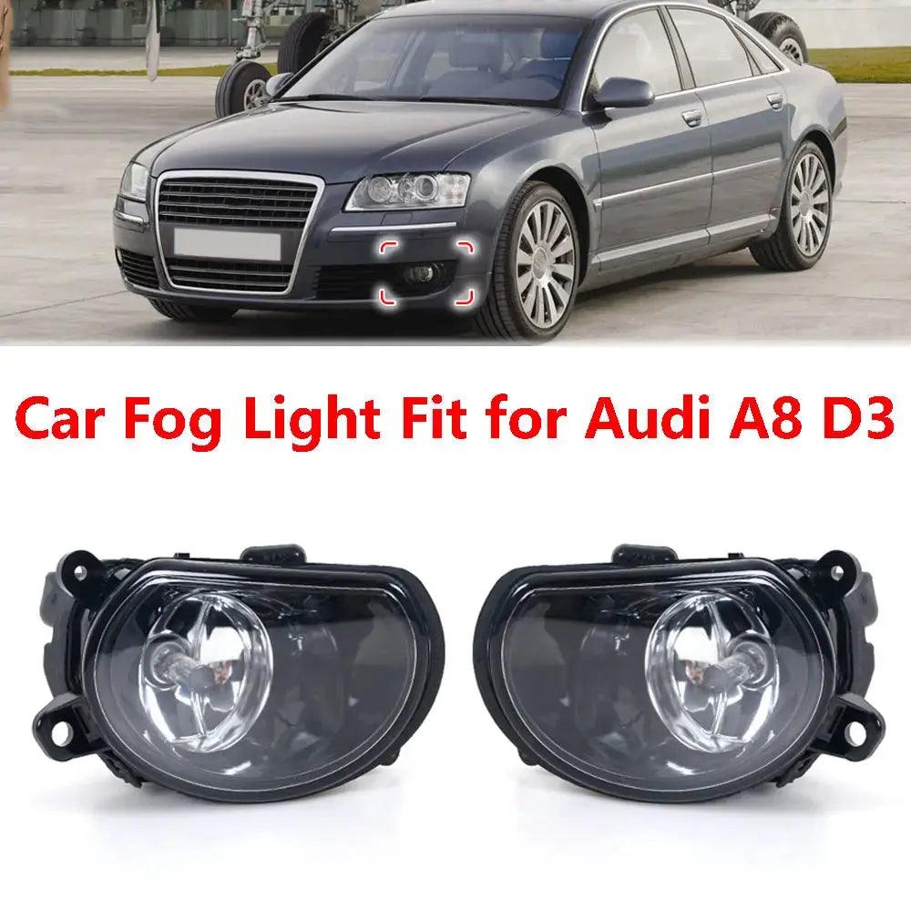 1pcs Car Front Left/Right Fog Light Lamp Assembly with Bulbs 4E0941699A LH 4E0941700A RH Fit for Audi A8 D3 2004 2005 2006 2007 - Auto Part Pro Switzerland