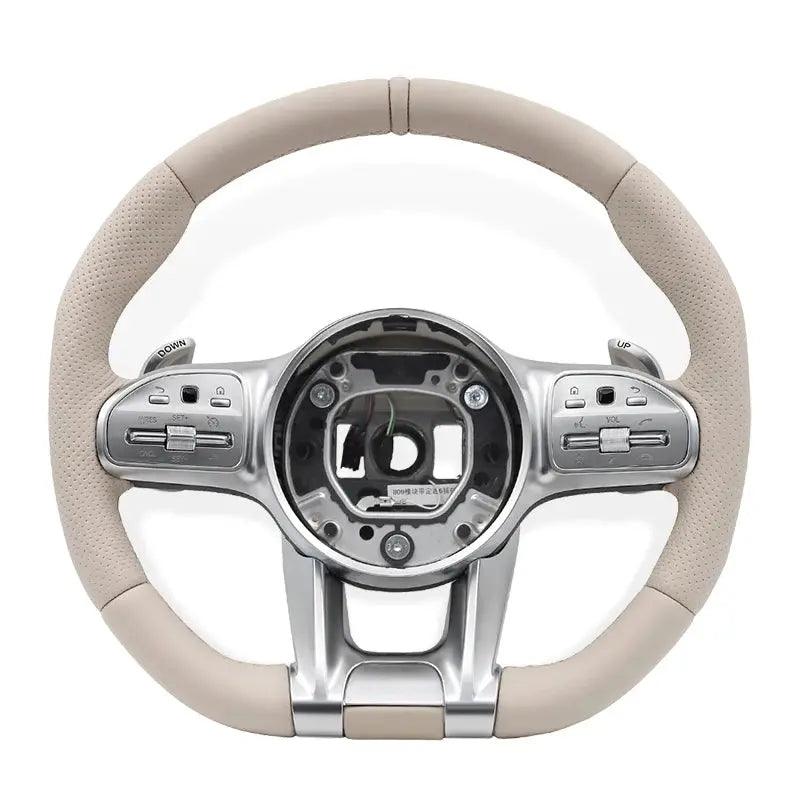 Beige Car Steering wheel for Mercedes Benz W205 W204 W213 G55 G500 W212 W222 W221 W463 C63 S63 CLS63 E63 GLC GLE GLS 220d c220d - Auto Part Pro Switzerland