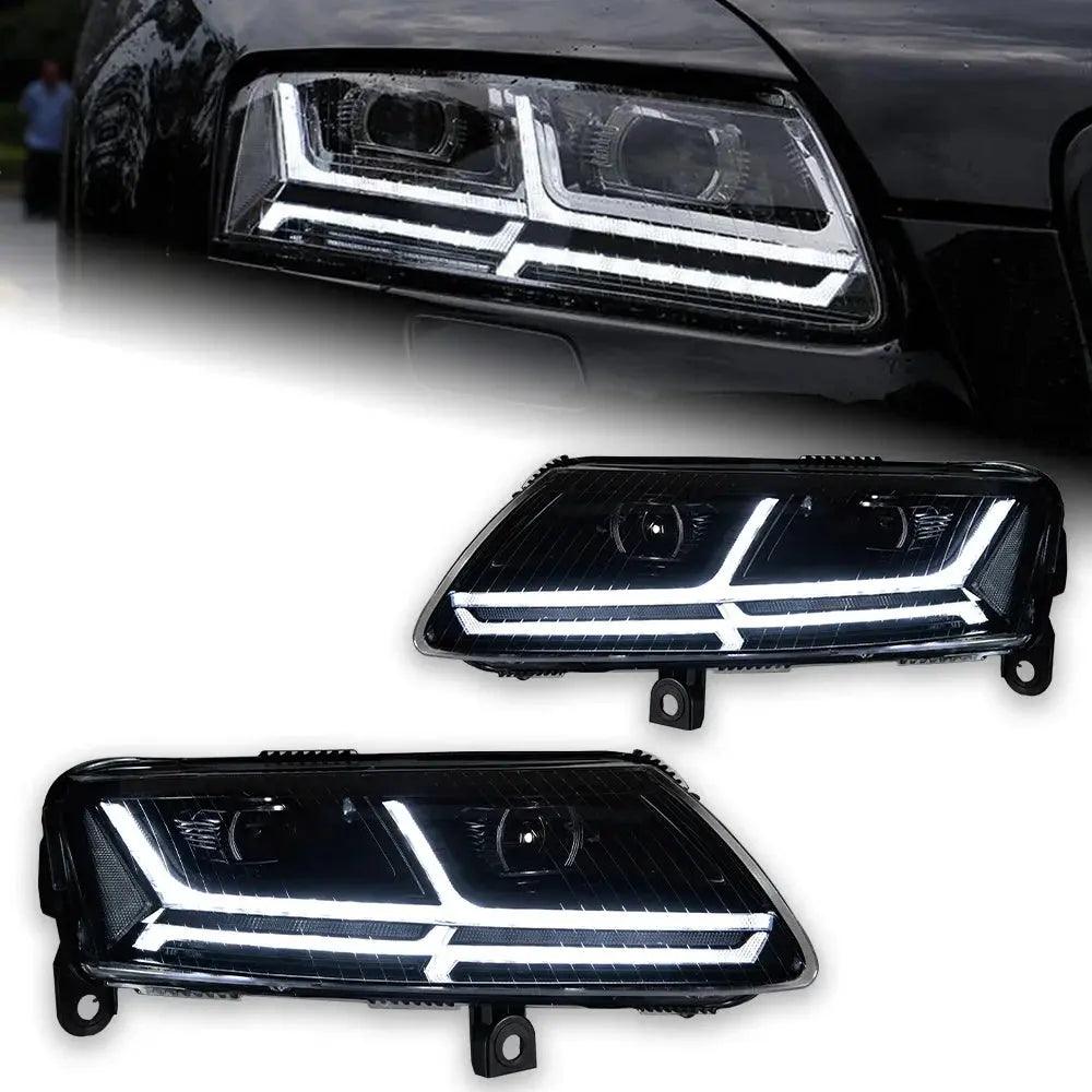 Car Styling for Audi A6 Headlights 2005-2011 A6 C5 C6 LED Headlight Dynamic Signal Animation DRL Bi Xenon Auto Accessories - Auto Part Pro Switzerland