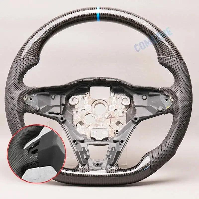 For Volkswagen VW Golf 8 GTI R Line MK8 Carbon Fiber Steering Wheel Customized Without heating function - Auto Part Pro Switzerland