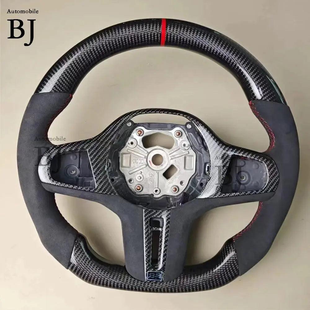 LED Steering Wheel Fit For BMW M1 M2 M3 M4 M5 G Series F40 F44 G20 G21 G28 G22 G29 G80 Carbon Fiber Customized Sport Wheel - Auto Part Pro Switzerland