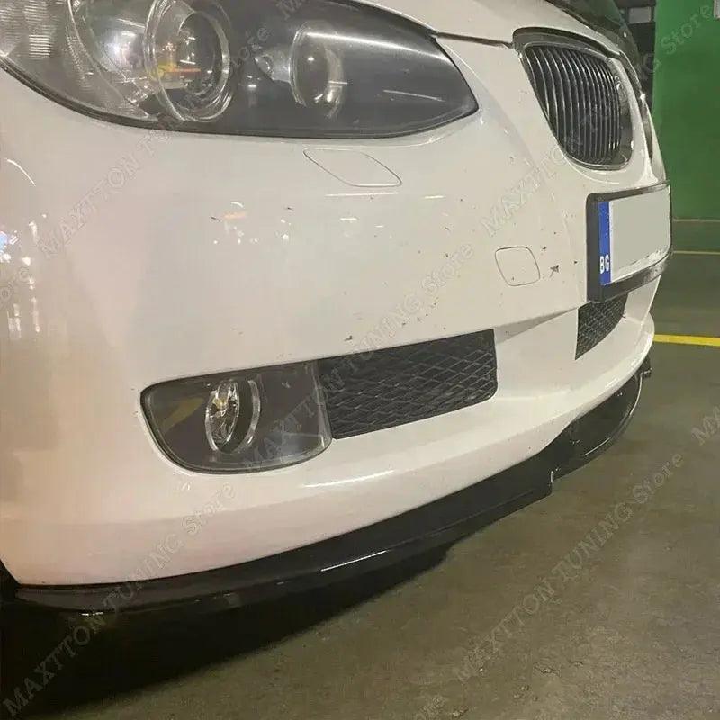 Car Front Bumper Lip Splitter Spoiler Tuning For BMW E92 E93 2005-2013 Luxury Version Pre-Lci Diffuser Body Kit ABS Accessories - Auto Part Pro Switzerland
