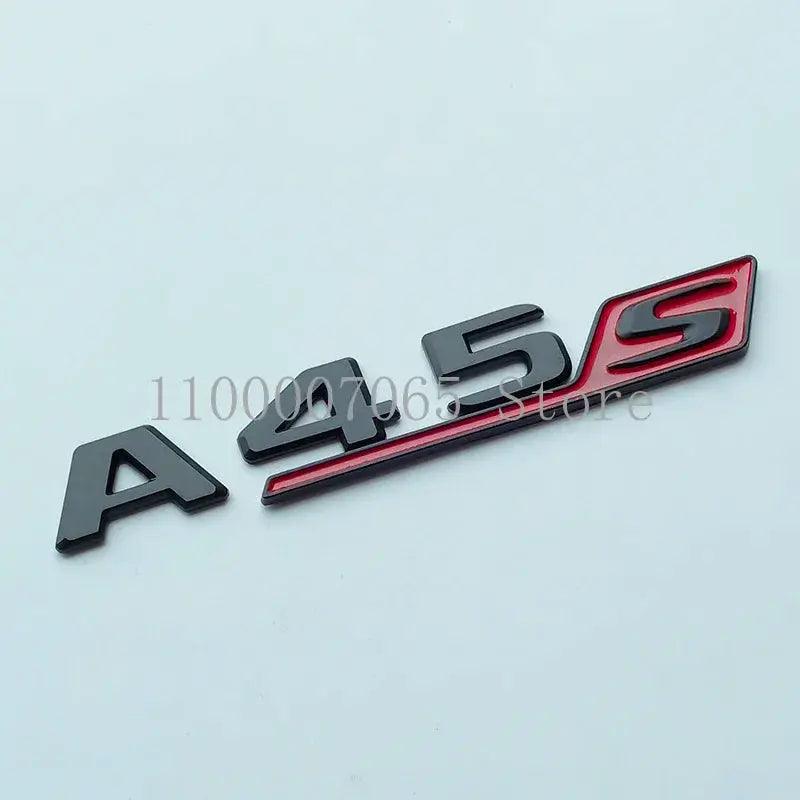 2017 Matte Black Letters A35 A45 A45S Turbo 4matic Emblem for Car Fender Trunk Rear W176 W177 Logo Sticker - Auto Part Pro Switzerland