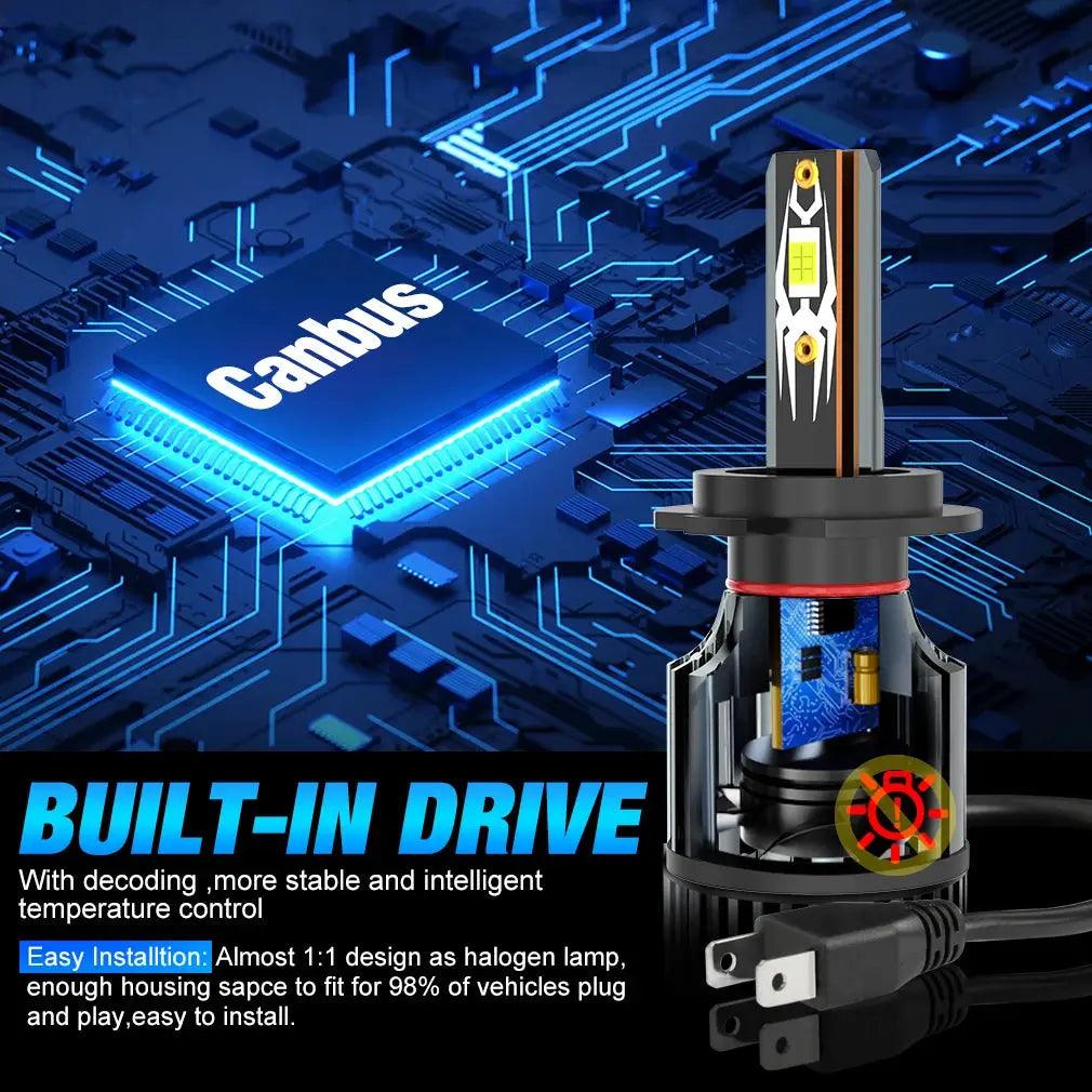 XSTORM H1 H4 H7 LED Bulb H8 H11 9005 HB3 9006 HB4 9004 HB1 9007 HB5 H13 Led Car Headlight 30000LM Turbo Lights lampada 12V Lamp - Auto Part Pro Switzerland