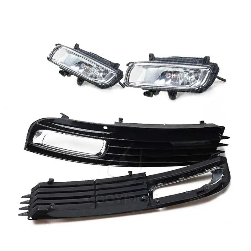 Car Fog Light For Audi A8 A8L D3 2008 2009 2010 4E0807681AN car-styling 4E0807682AN Grille Front Bumper Fog Light Frame Grille - Auto Part Pro Switzerland