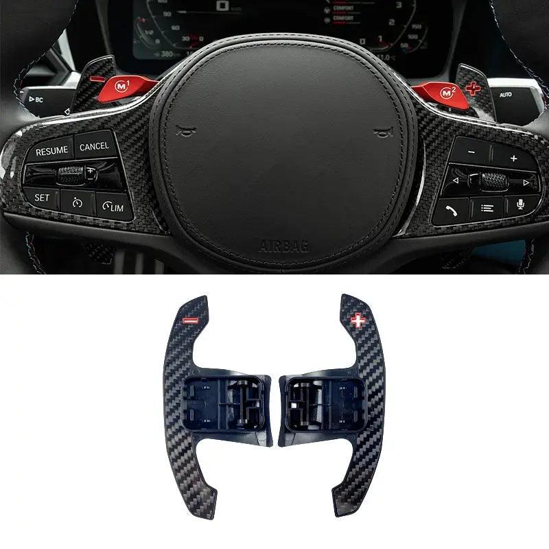 ARDOX Carbon Fiber Paddle Shifter Gear Shift Shifter For BMW F30 F31 F32 F10 F20 F15 F16 G30 G20 Steering Wheel Extension Accessories - Auto Part Pro Switzerland